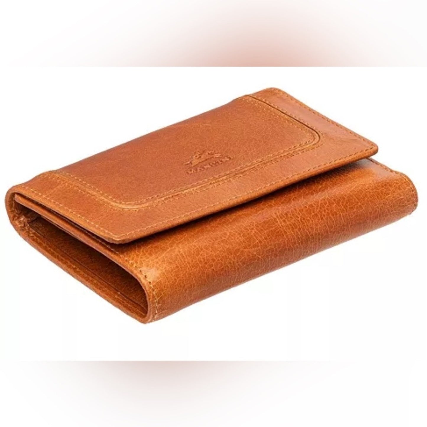 Mancini South Beach RFID Mini Leather Clutch Wallet with Dust Bag