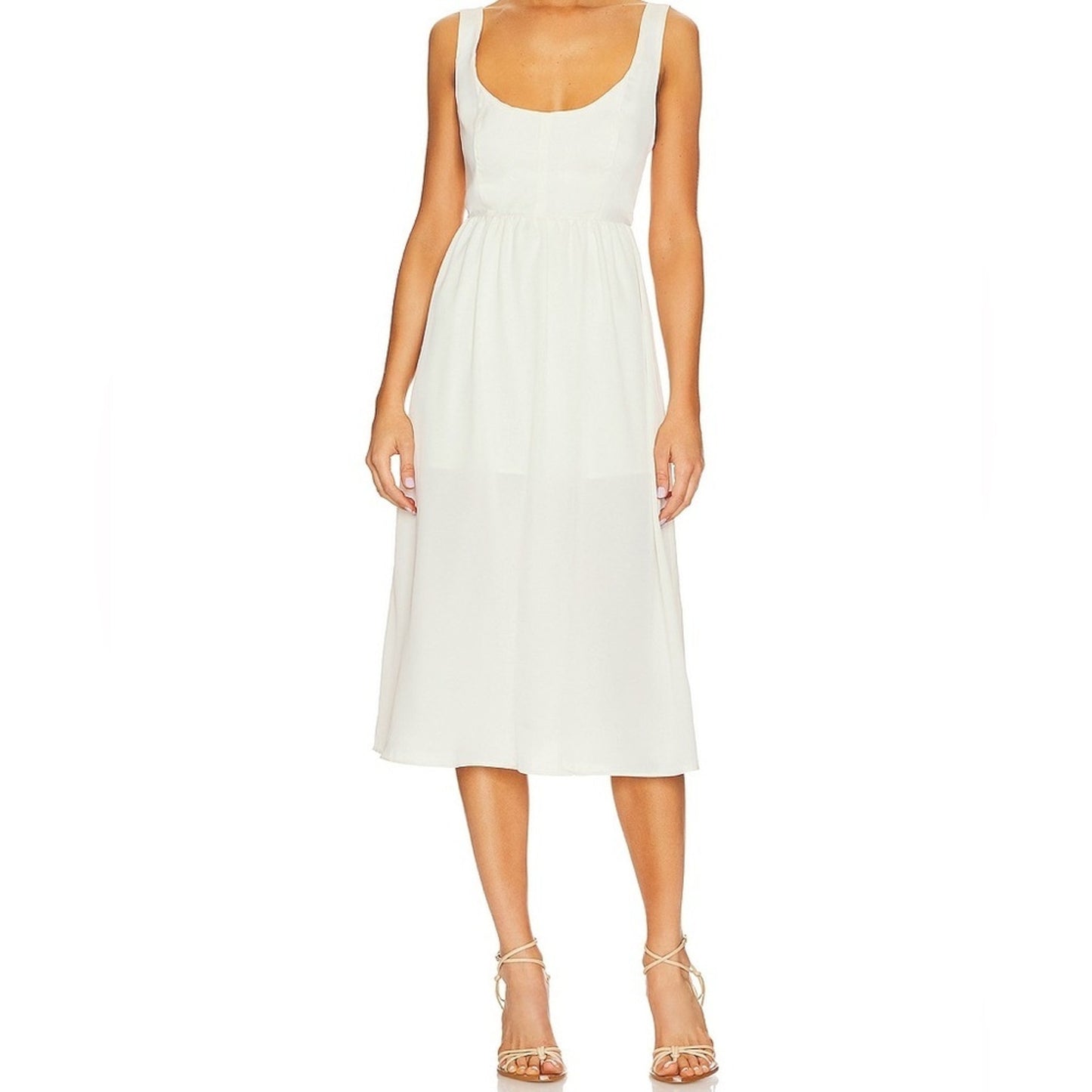 WeWoreWhat Corset Midi Dress Whisper White – NWT
