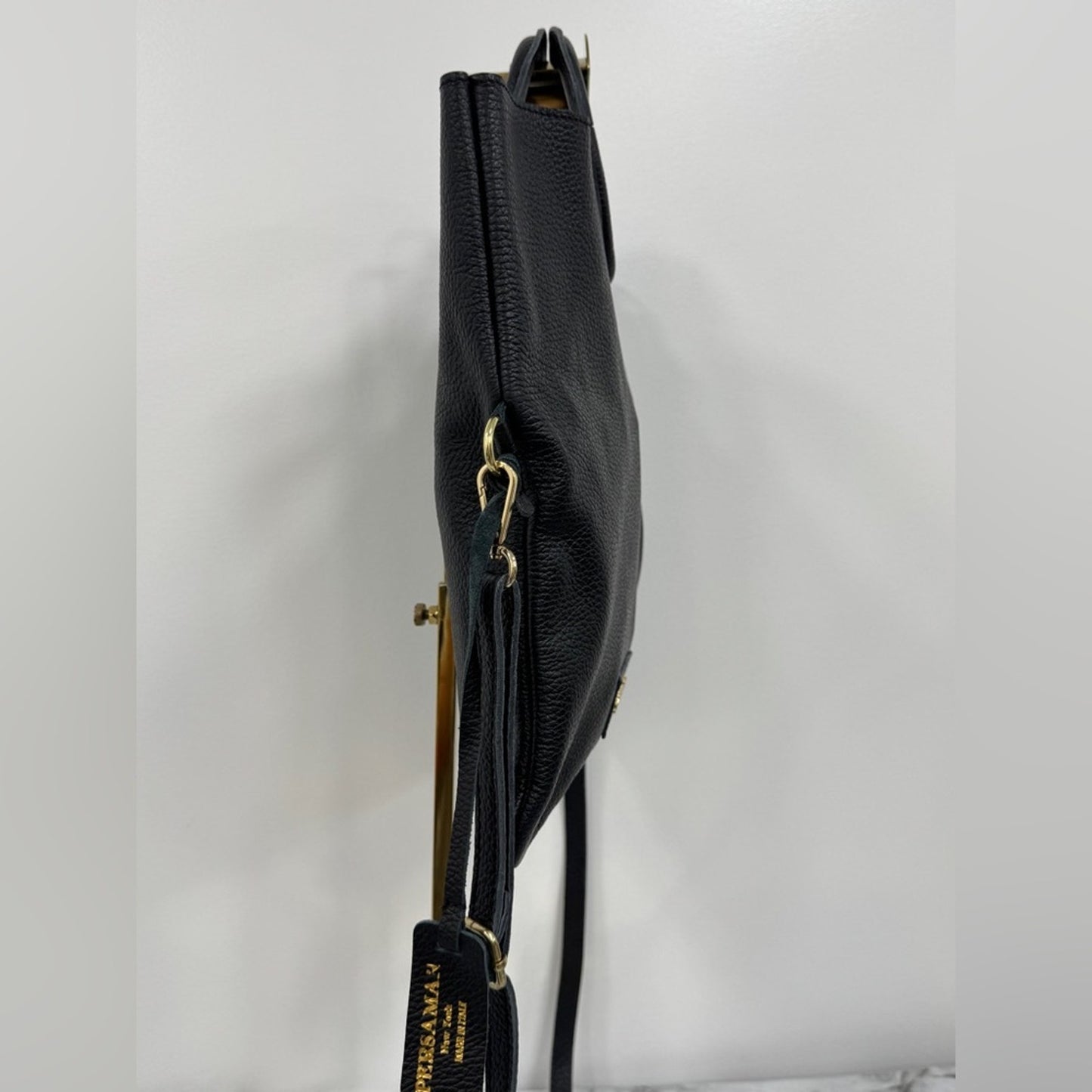 PERSAMAN NEW YORK Armande 21 Genuine Italian Leather Tote Bag