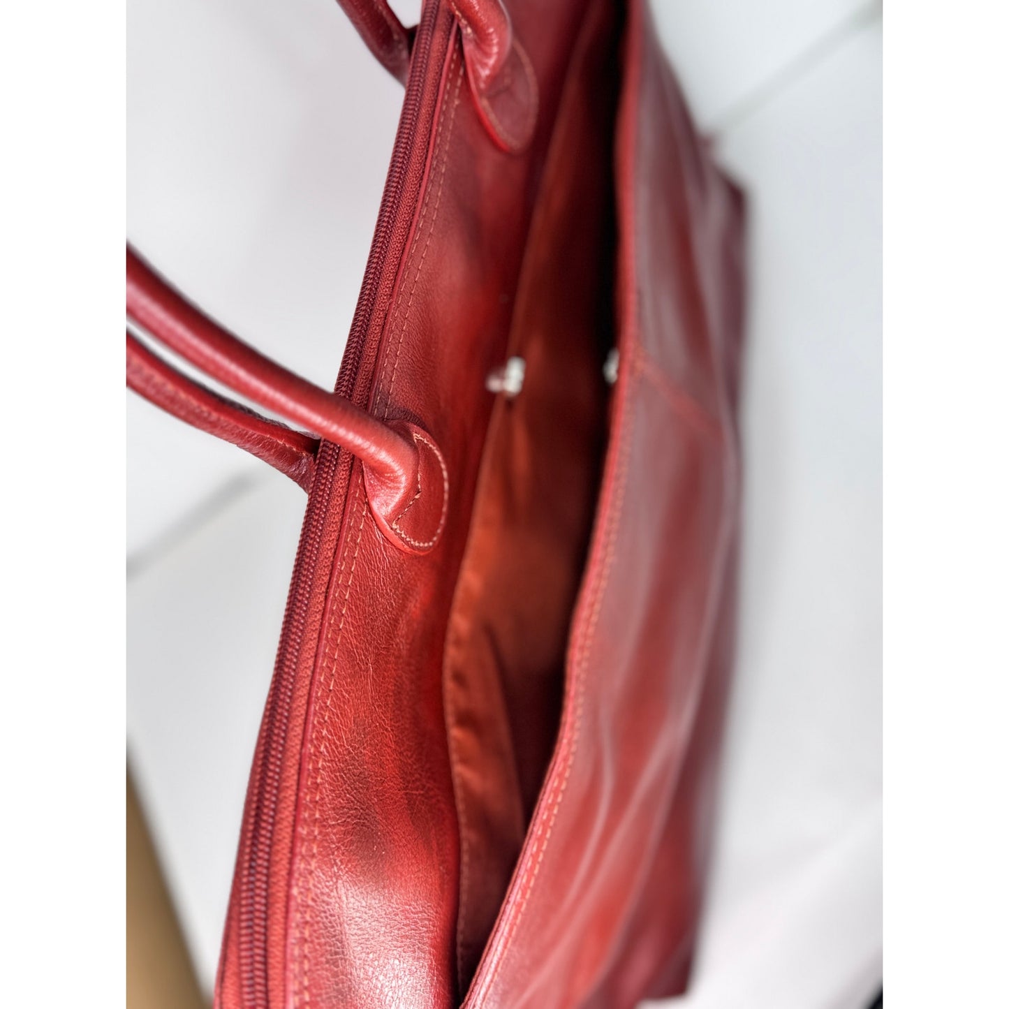 Wilsons Italian Leather Briefcase Messenger Laptop Tote Bag