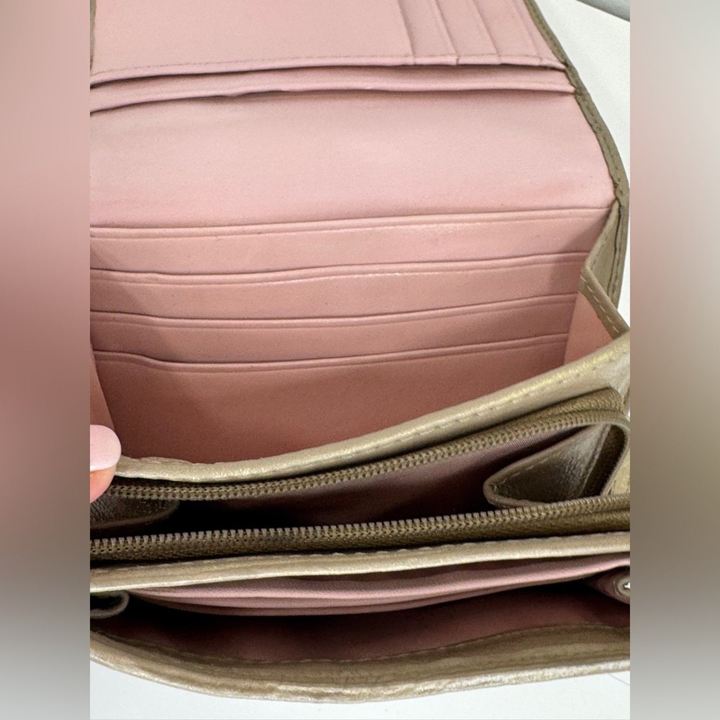 Coach Signature Compact Wallet