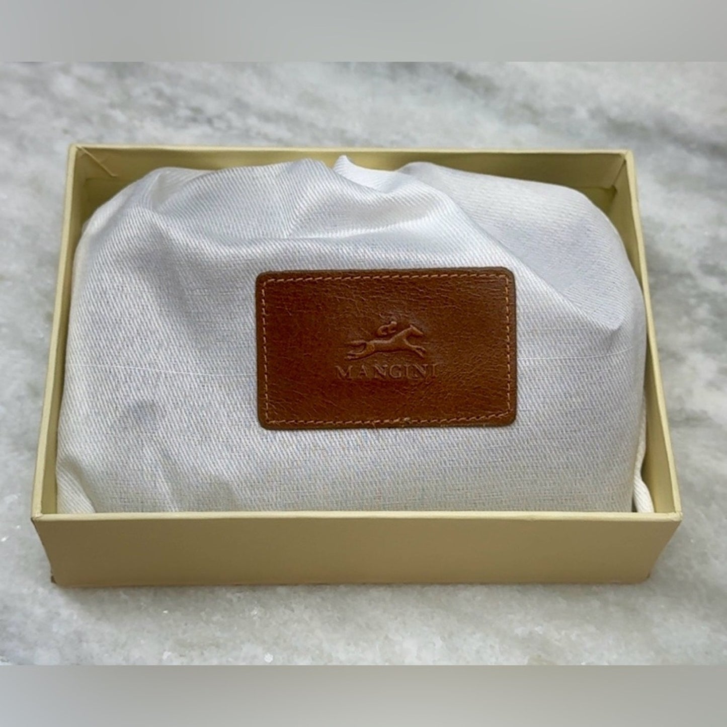 Mancini South Beach RFID Mini Leather Clutch Wallet with Dust Bag
