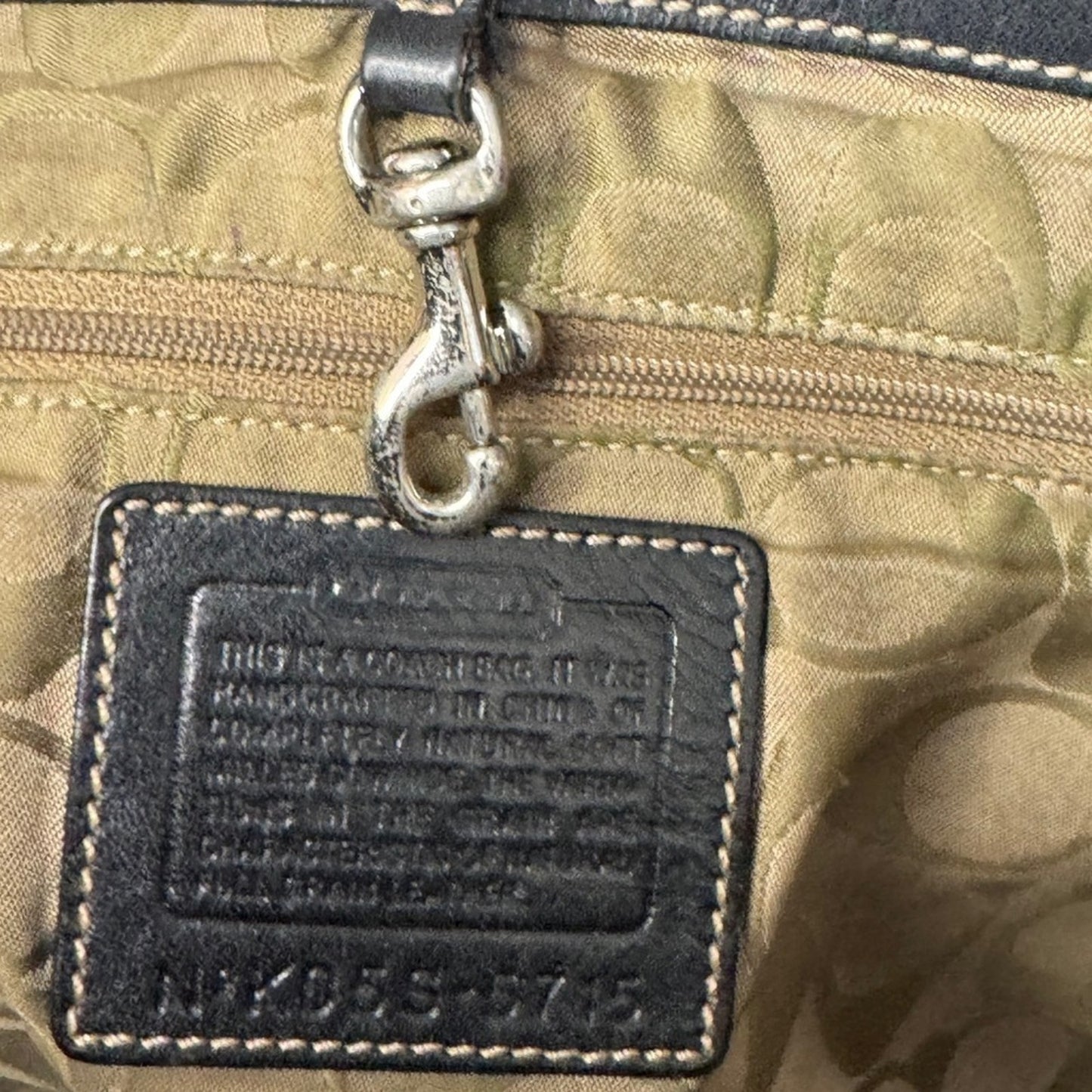 Coach 5715 Black Pebble Leather Slouchy Shoulder Bag Black Leather Shoulder Bag