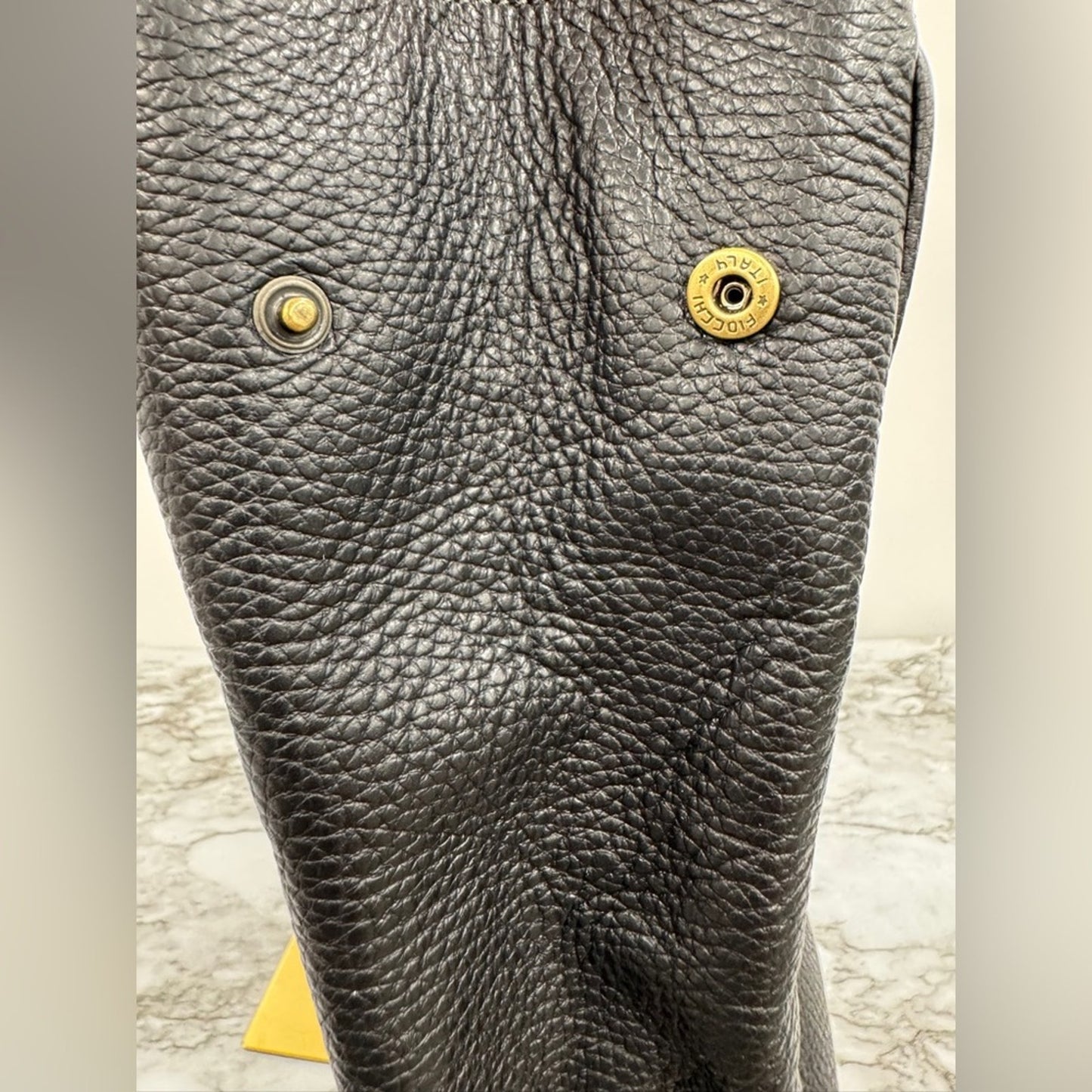 Cristian Genuine Leather Black Tote Bag – Made in Italy