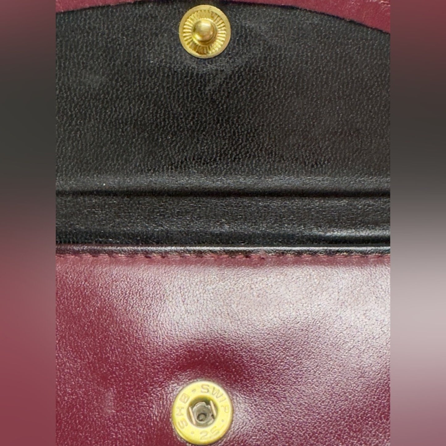 Vintage BOSCA Full Grain Hide Leather Unisex Card Wallet