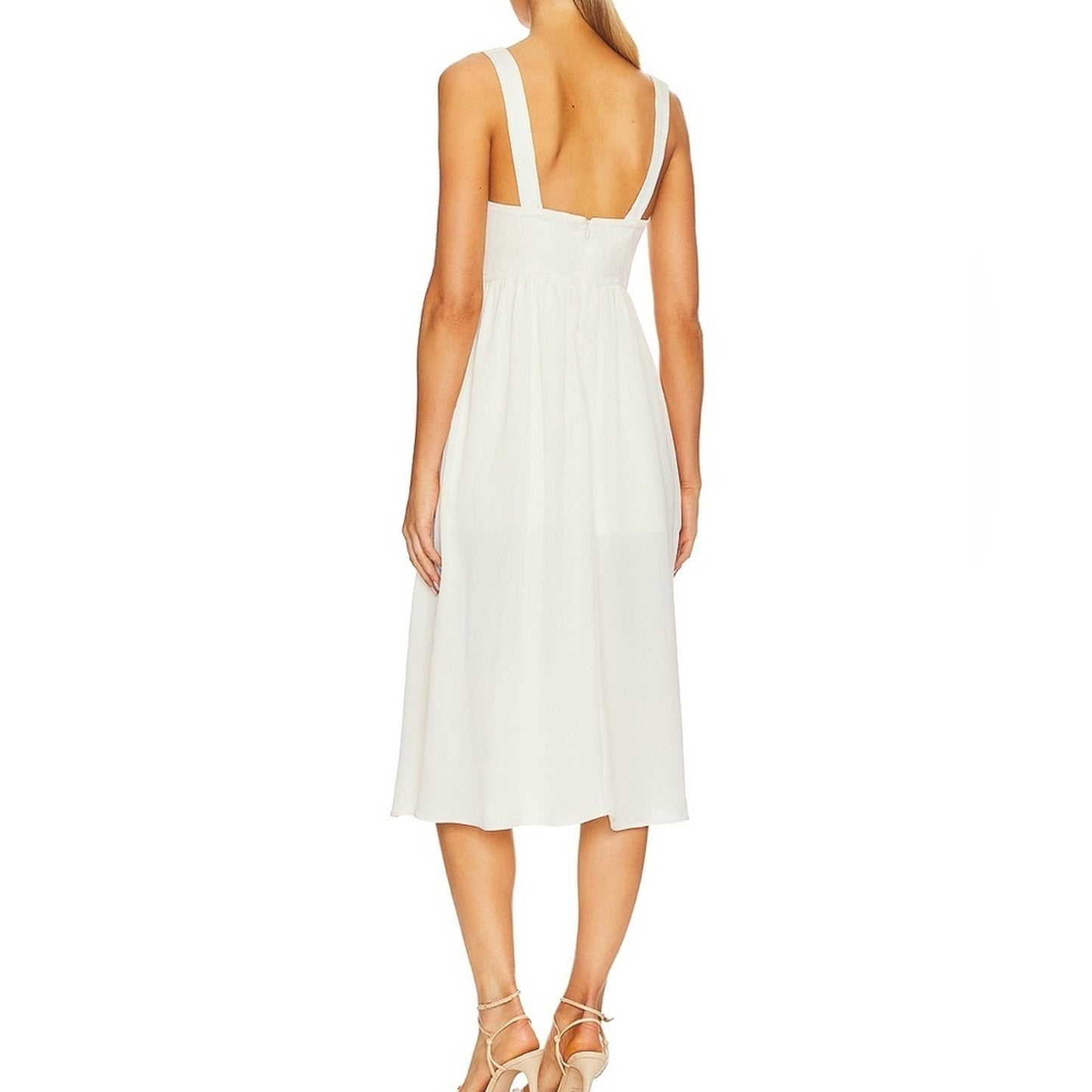 WeWoreWhat Corset Midi Dress Whisper White – NWT
