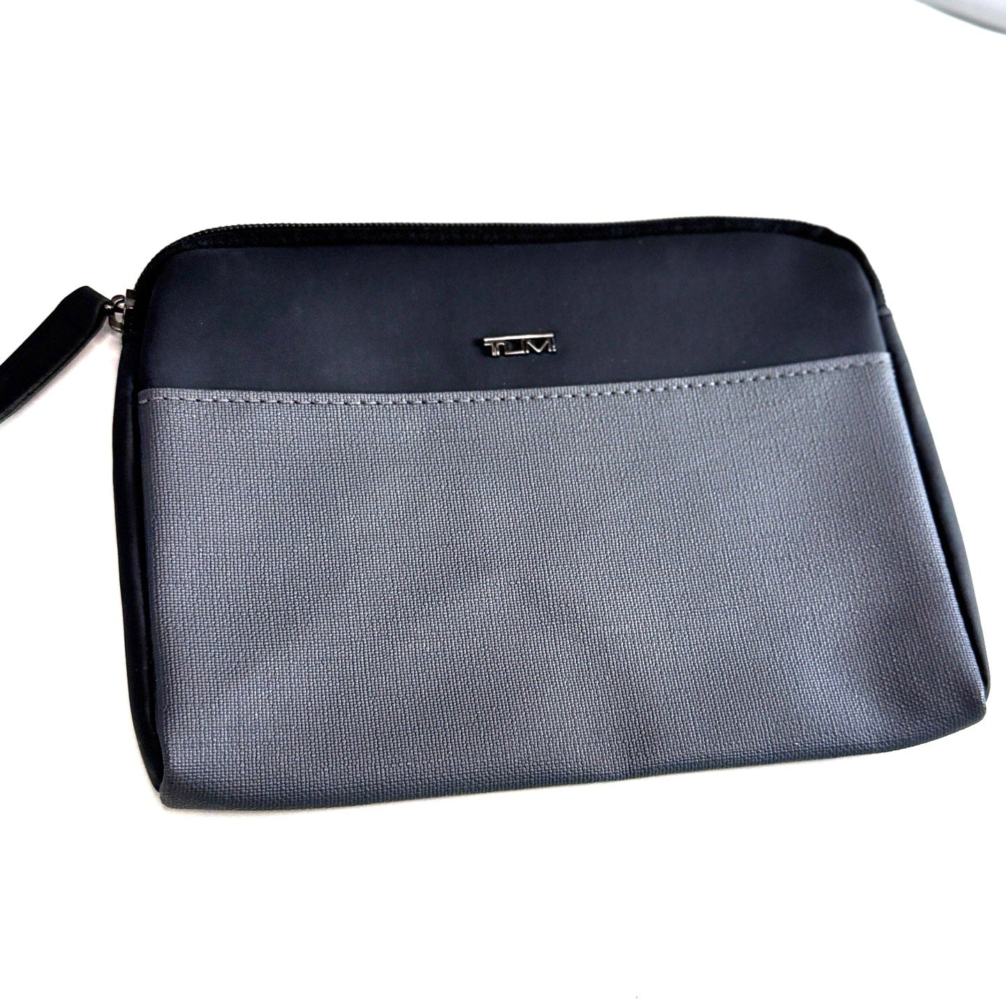 TUMI for Delta Gray Travel Toiletry Bag Amenity Pouch