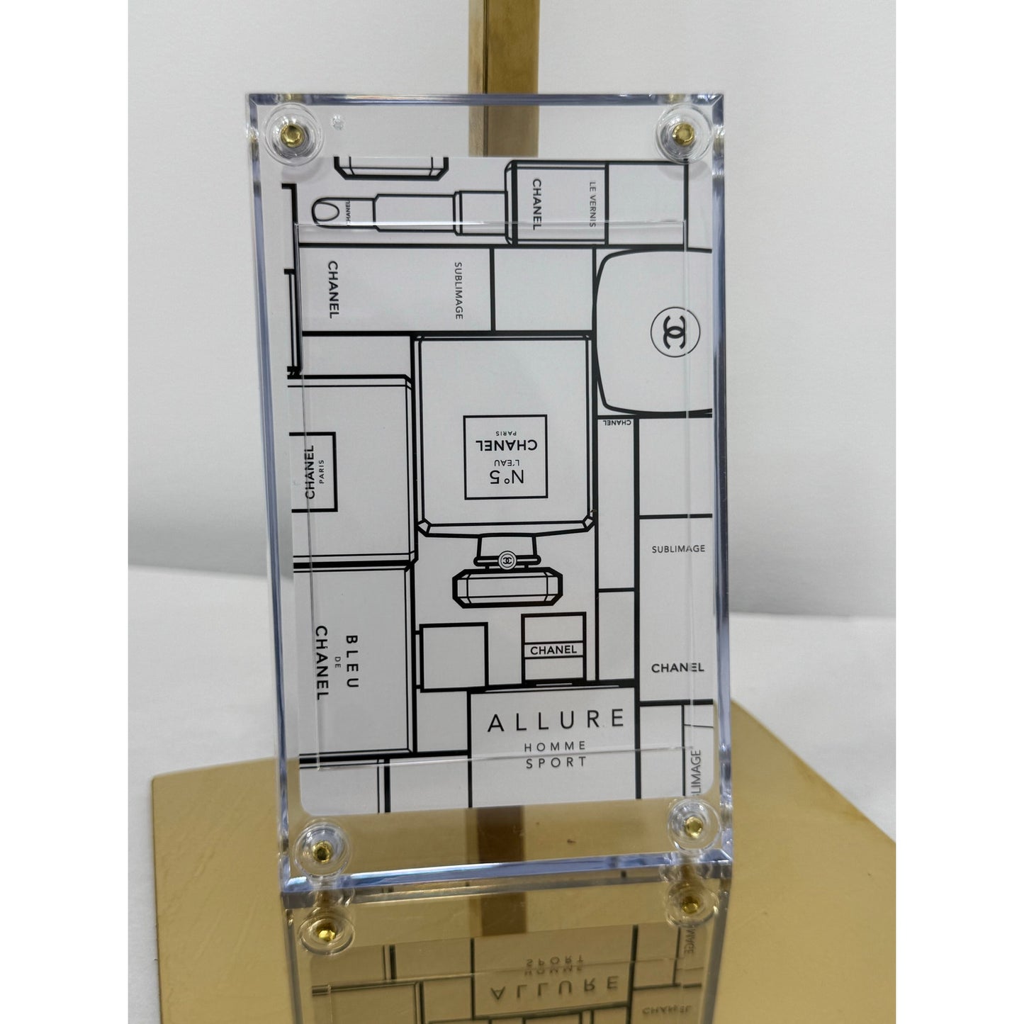 Chanel Limited Edition Perfume Jack of Diamonds Playing Card Display w Gift Bag