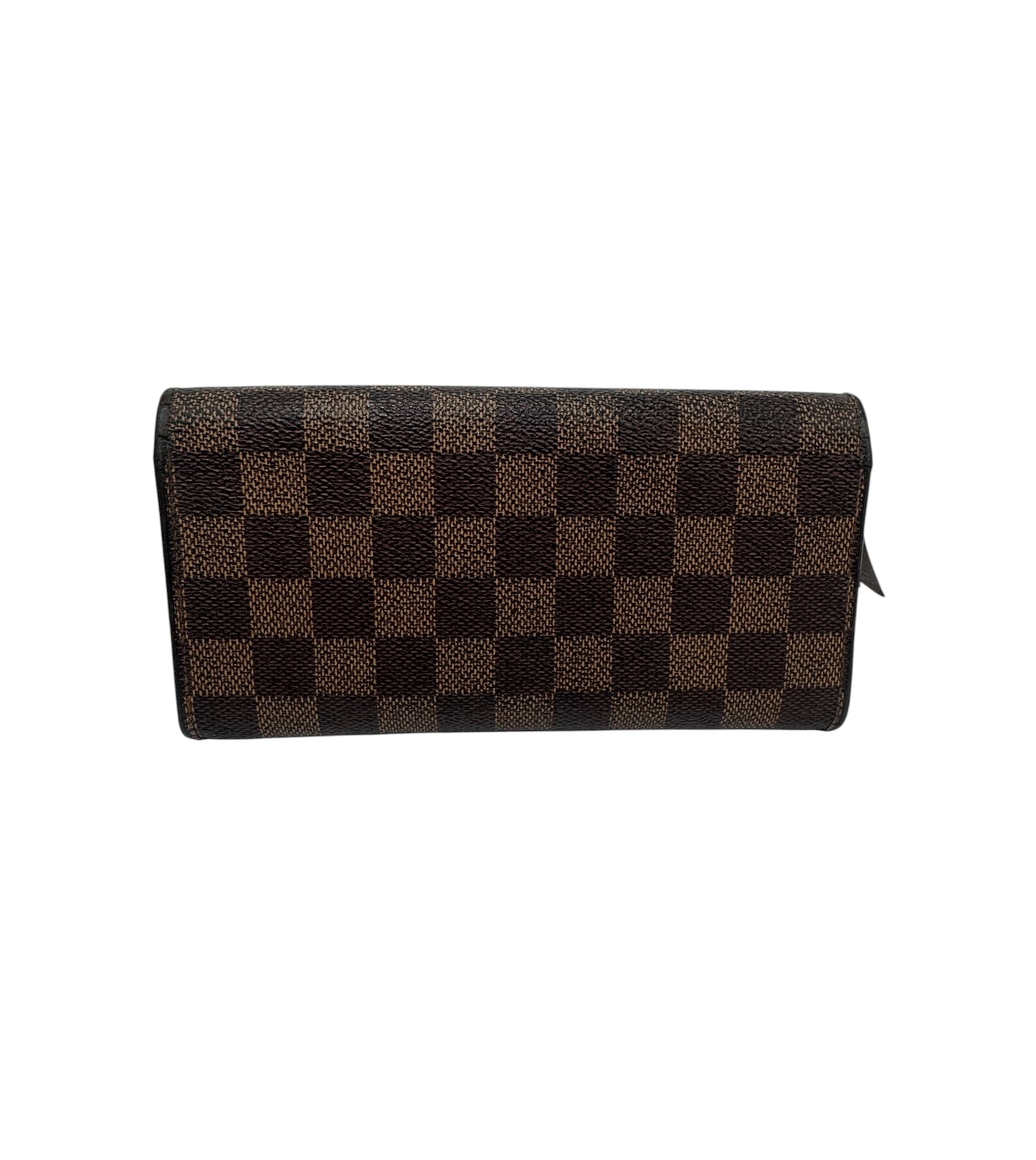 Louis Vuitton Damier Ebene Emilie Long Wallet Authentic LV