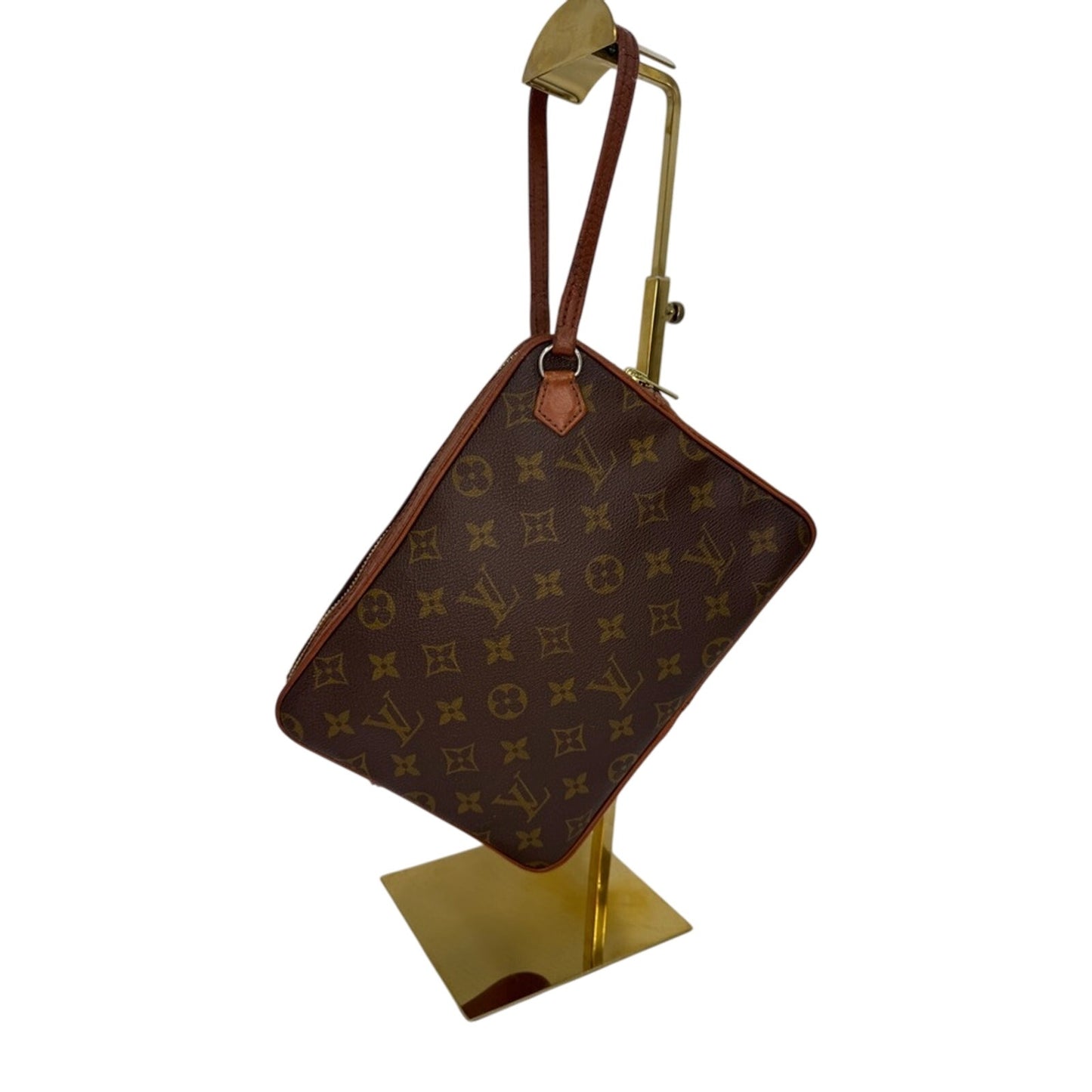 Louis Vuitton Monogram Wristlet Clutch Pouch - Rare LV Vintage Collector Piece