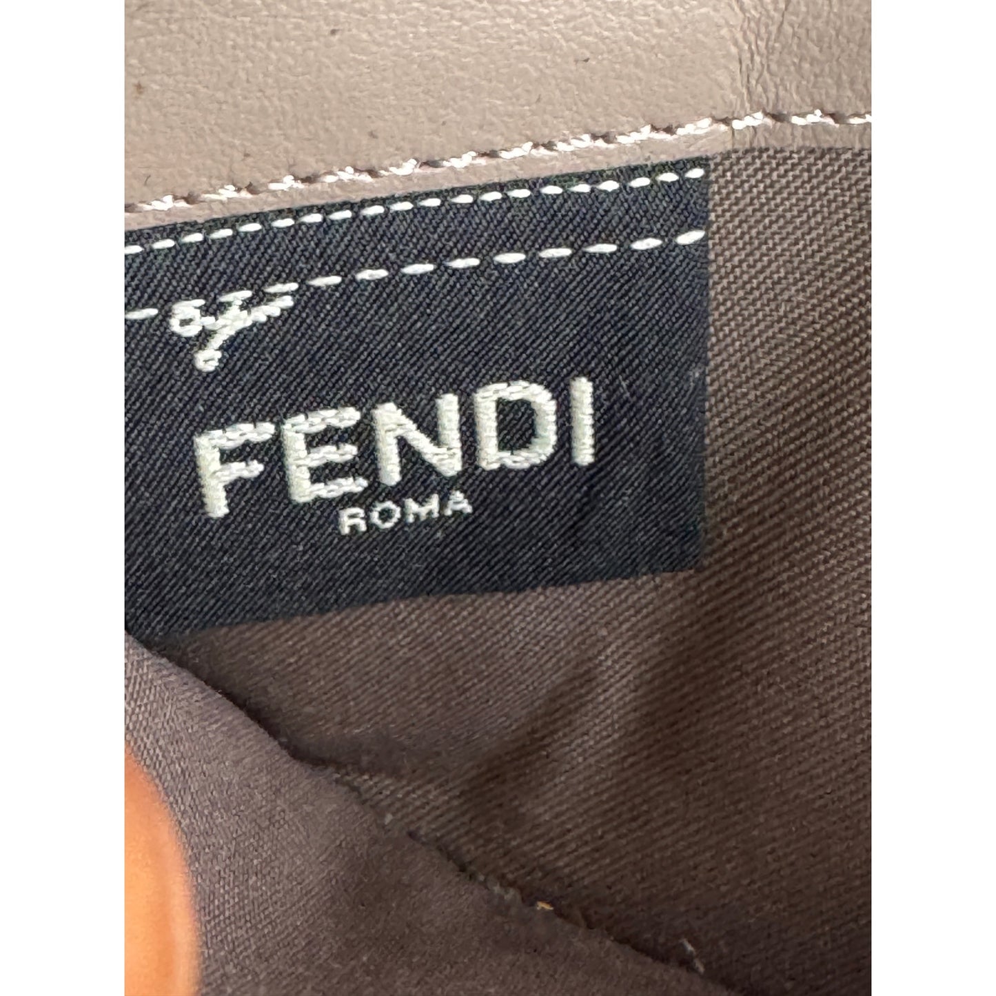 Fendi By the Way Zip Around Leather Wallet