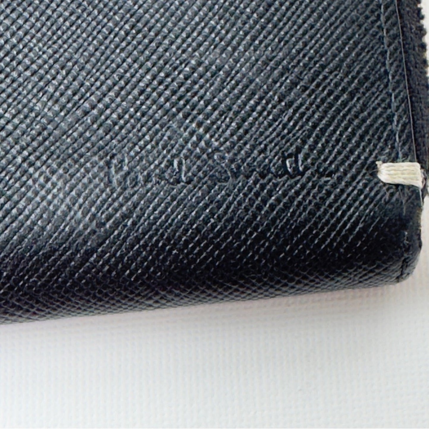 Paul Smith Saffiano Leather Black Zip-Around Wallet