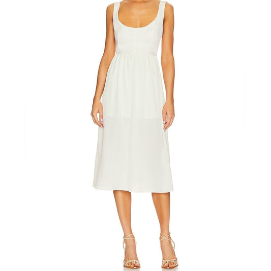 WeWoreWhat Corset Midi Dress Whisper White – NWT