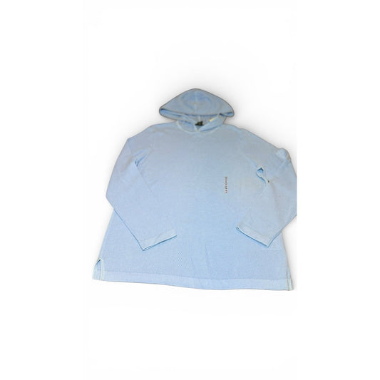 Vintage 90s Eddie Bauer Hooded Sweater Lagoon 100% Cotton M New with Tags Japan