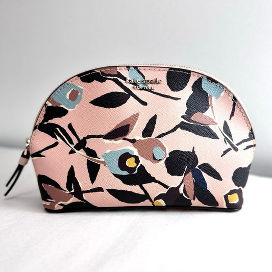 Kate Spade Cameron Paper Rose Medium Dome Cosmetic Case – Rare Floral Beauty