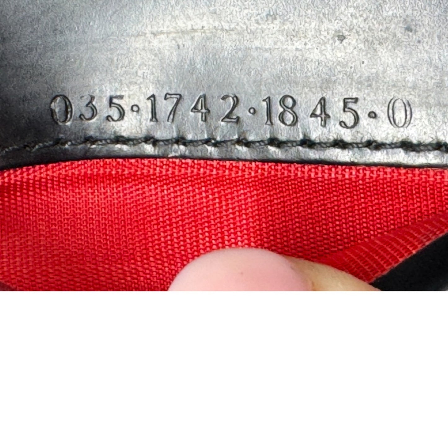 Gucci Black Leather Wallet with G Clasp | Red Interior | Vintage