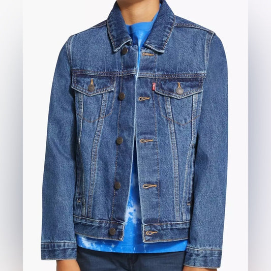 Levi's Denim Trucker Jacket | Big Kid’s | Size Large Blue Jean