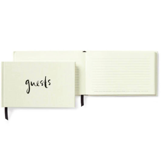 Kate Spade Guest Book Linen Cover Well Wishes