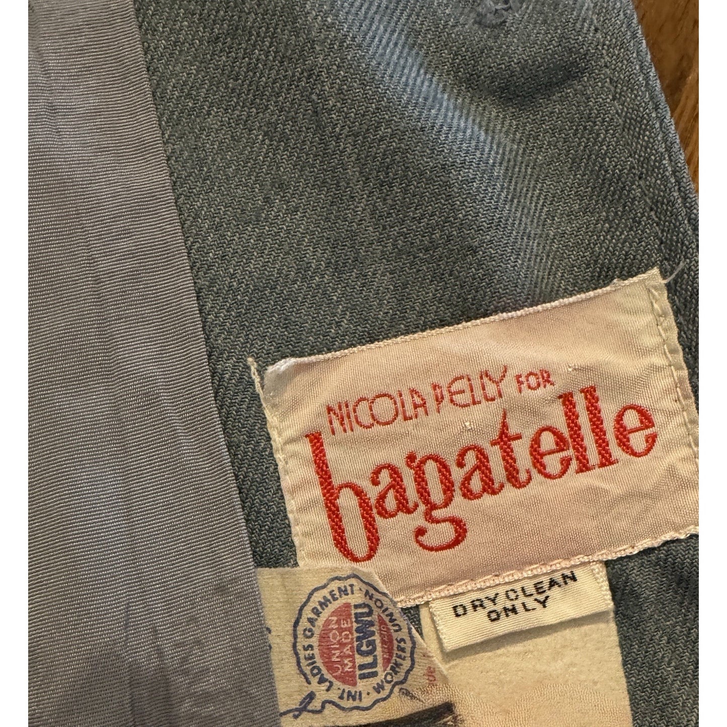 Vintage 70s Nicole Pelly Bagatelle Pinstripe Pantsuit Set | ILGWU Union USA 5/6