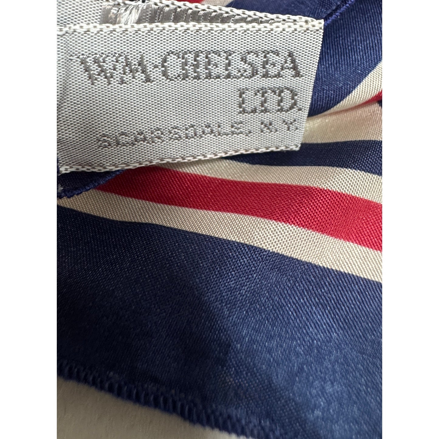 Vintage The International Scarf Silk IESC WM Chelsea Ltd