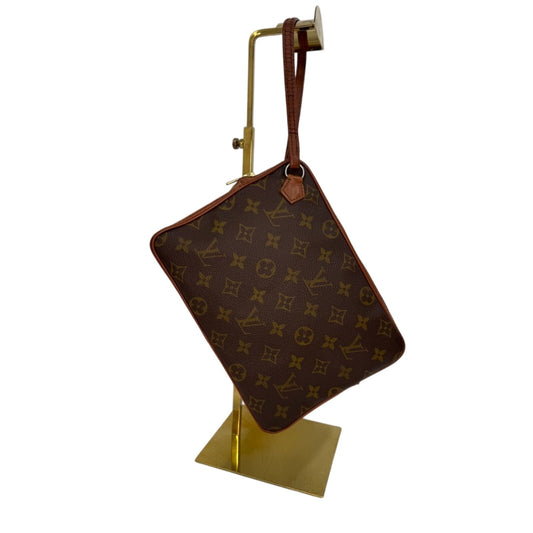 Louis Vuitton Monogram Wristlet Clutch Pouch - Rare LV Vintage Collector Piece
