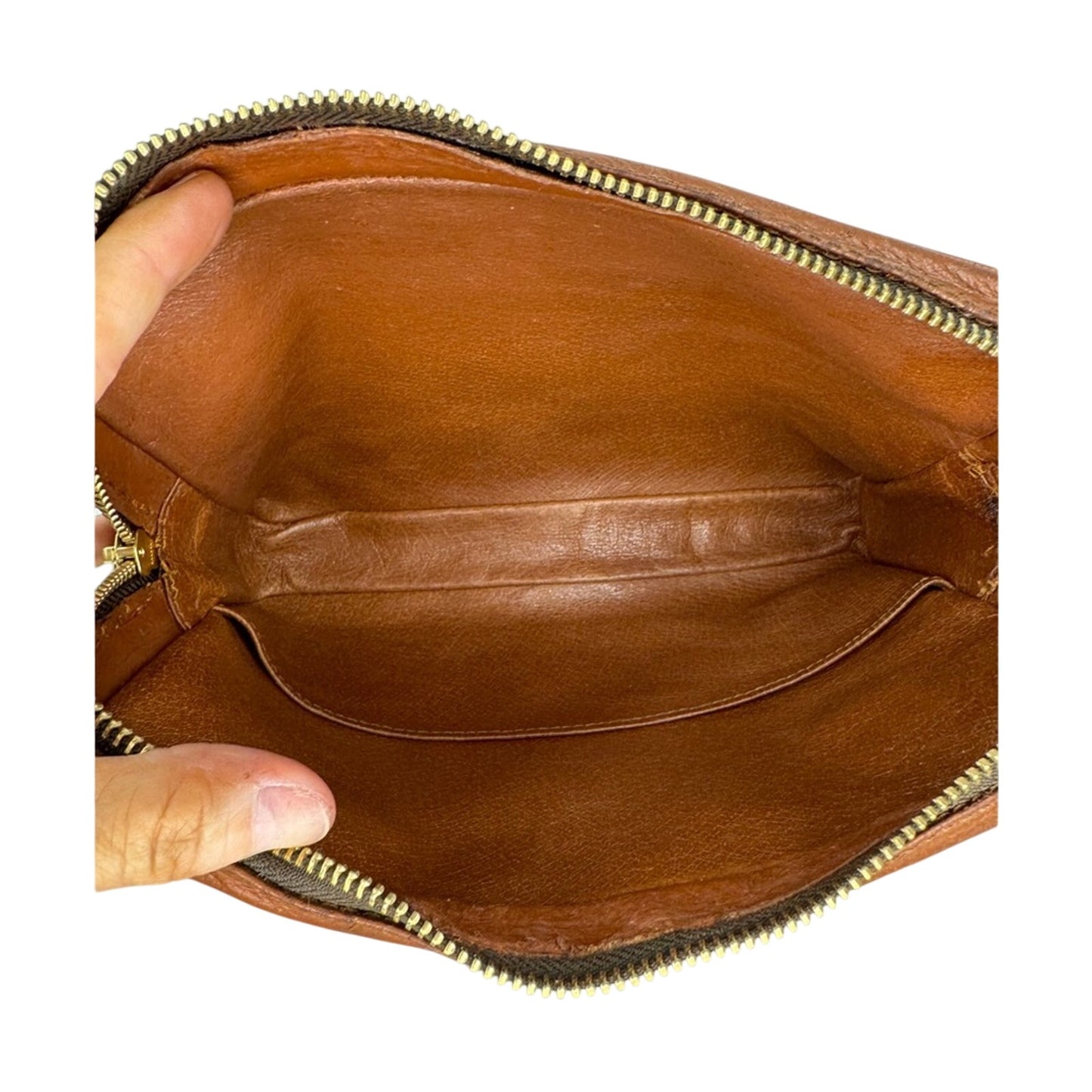 Louis Vuitton Monogram Wristlet Clutch Pouch - Rare LV Vintage Collector Piece