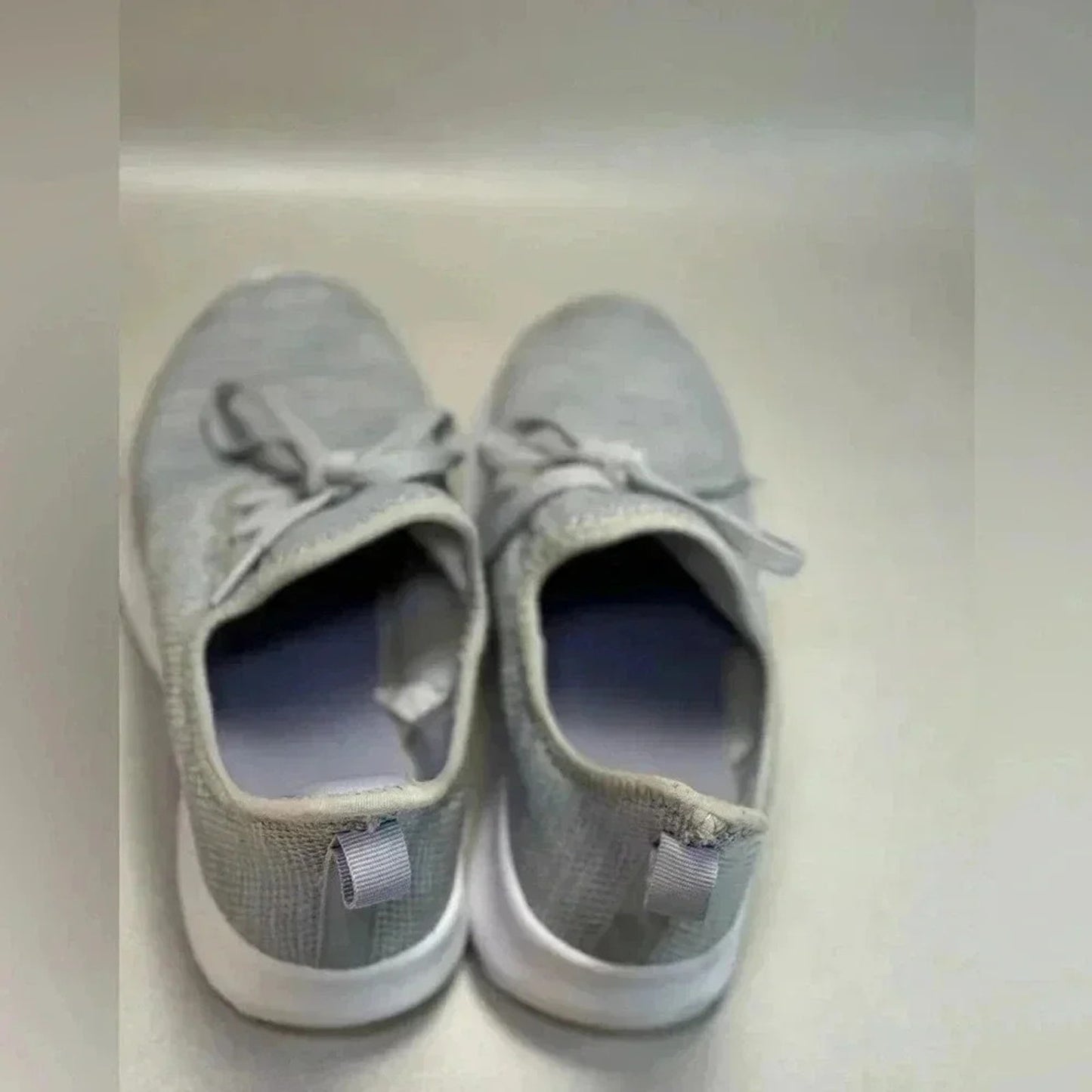 Gray Knit Sneakers with Memory Foam Size 7