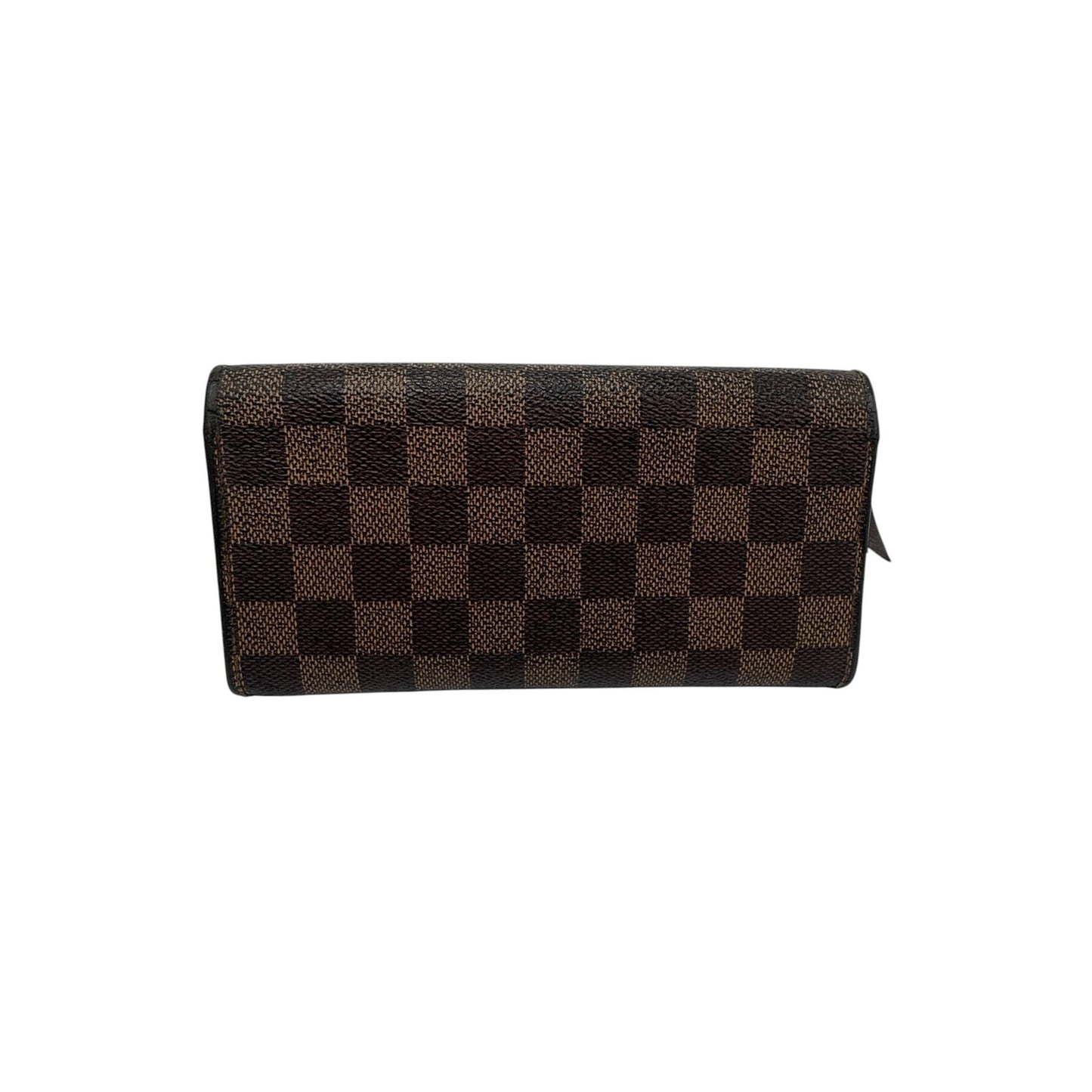 Louis Vuitton Damier Ebene Emilie Long Wallet Authentic LV