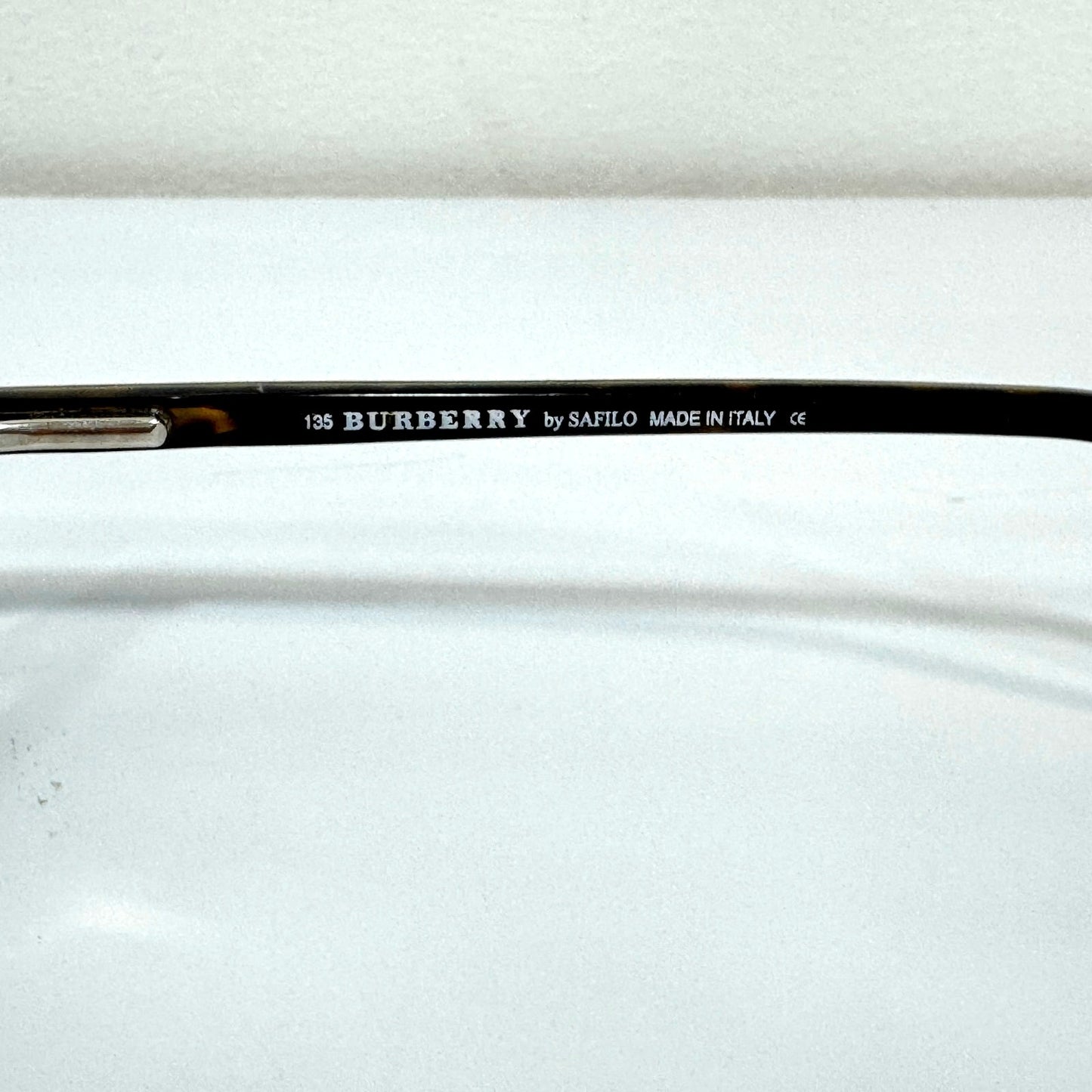 Burberry by Safilo B 8424 Tortoise Cat Eye Optical Eyeglass Frames Italy Vintage