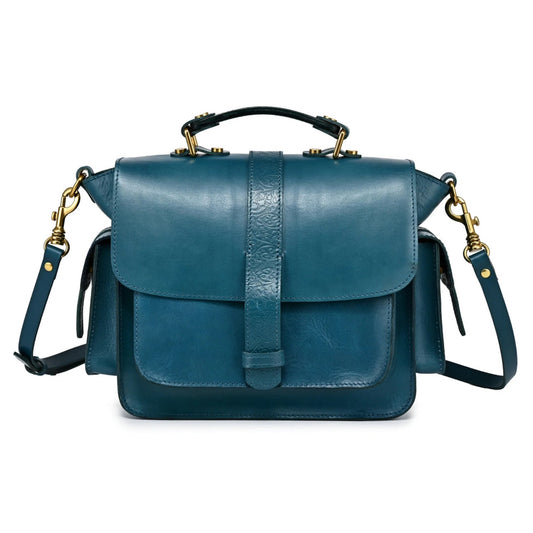 Old Trend Turquoise Leather Valley Breeze Crossbody w/ Dust Bag