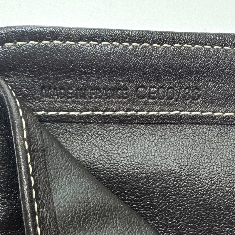 Celine Triomphe Canvas Macadam Compact Wallet