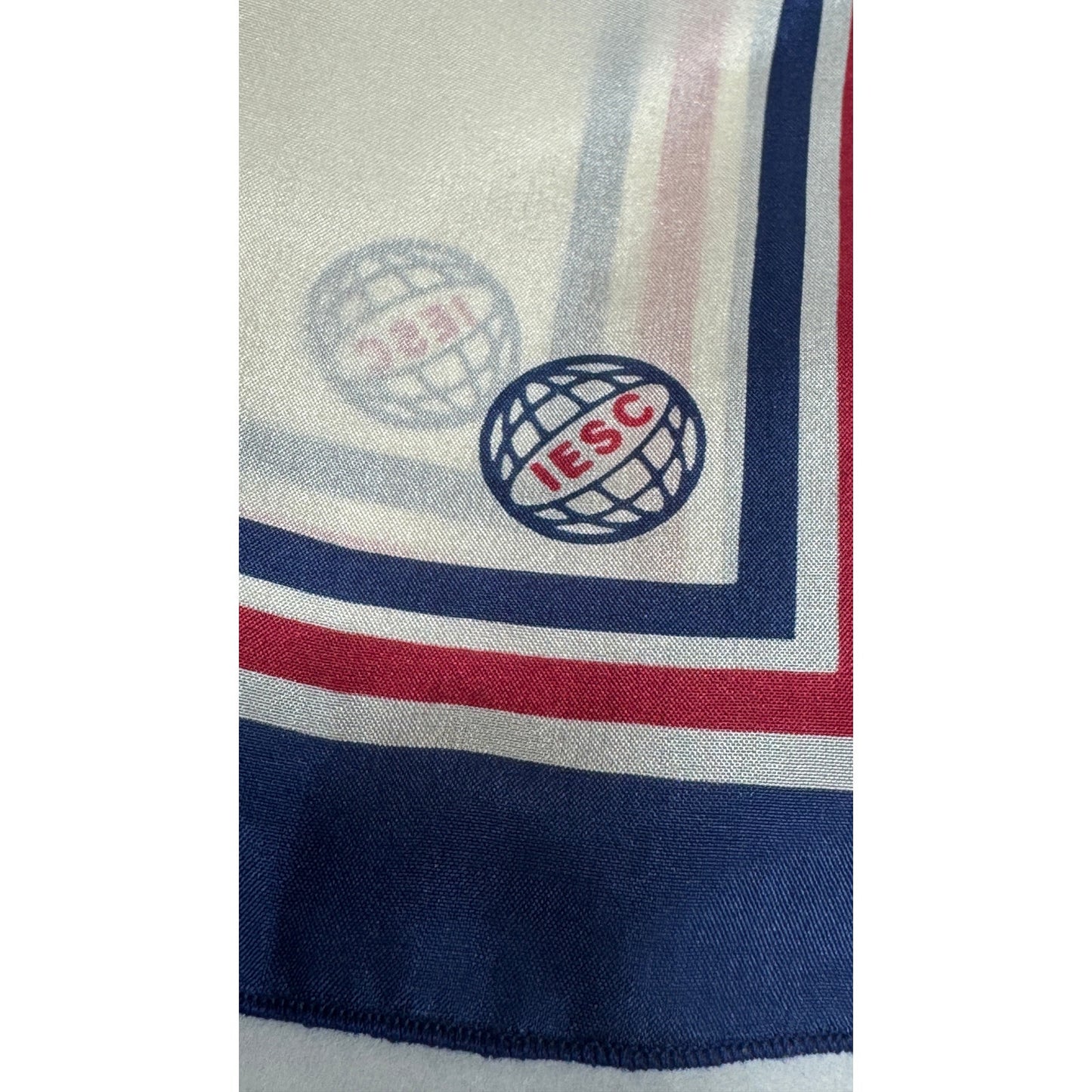 Vintage The International Scarf Silk IESC WM Chelsea Ltd