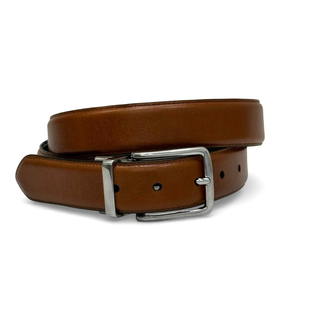 COLE HAAN Mens Reversible Feather Edge Belt Size 34