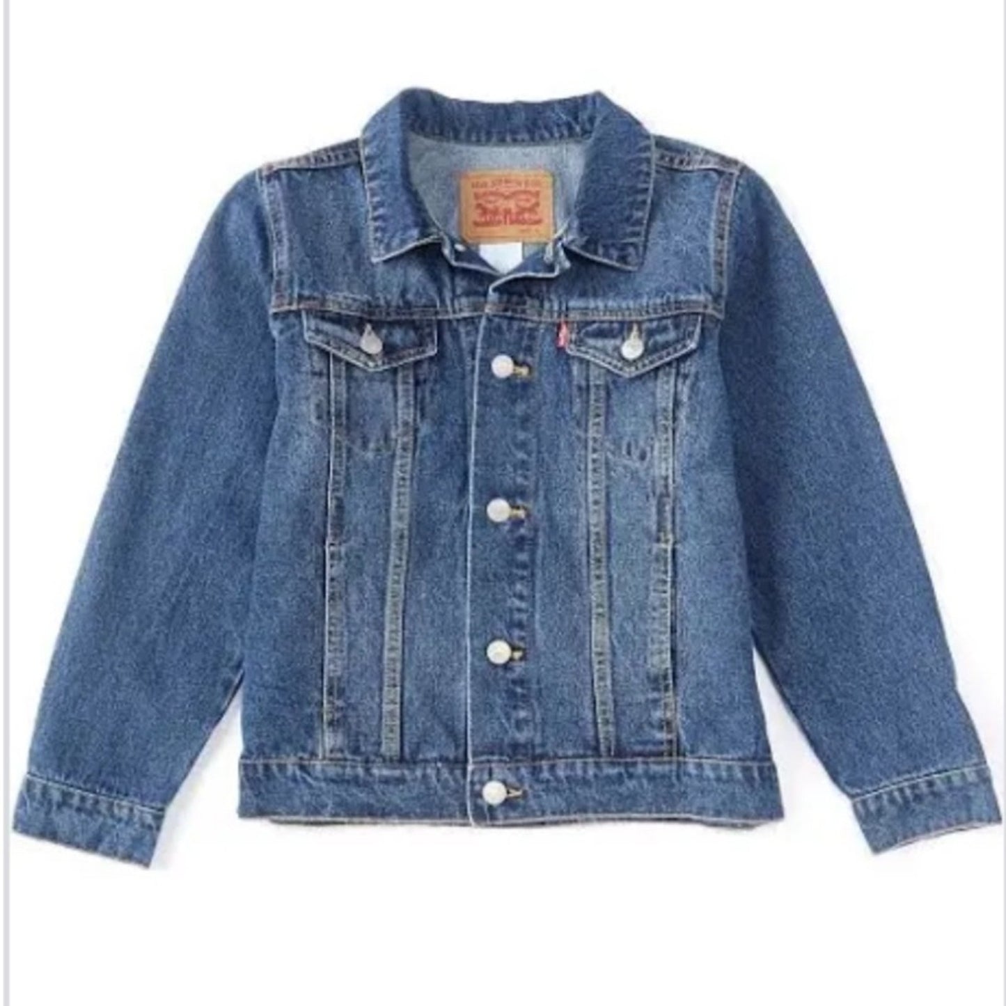 Levi's Denim Trucker Jacket | Big Kid’s | Size Large Blue Jean