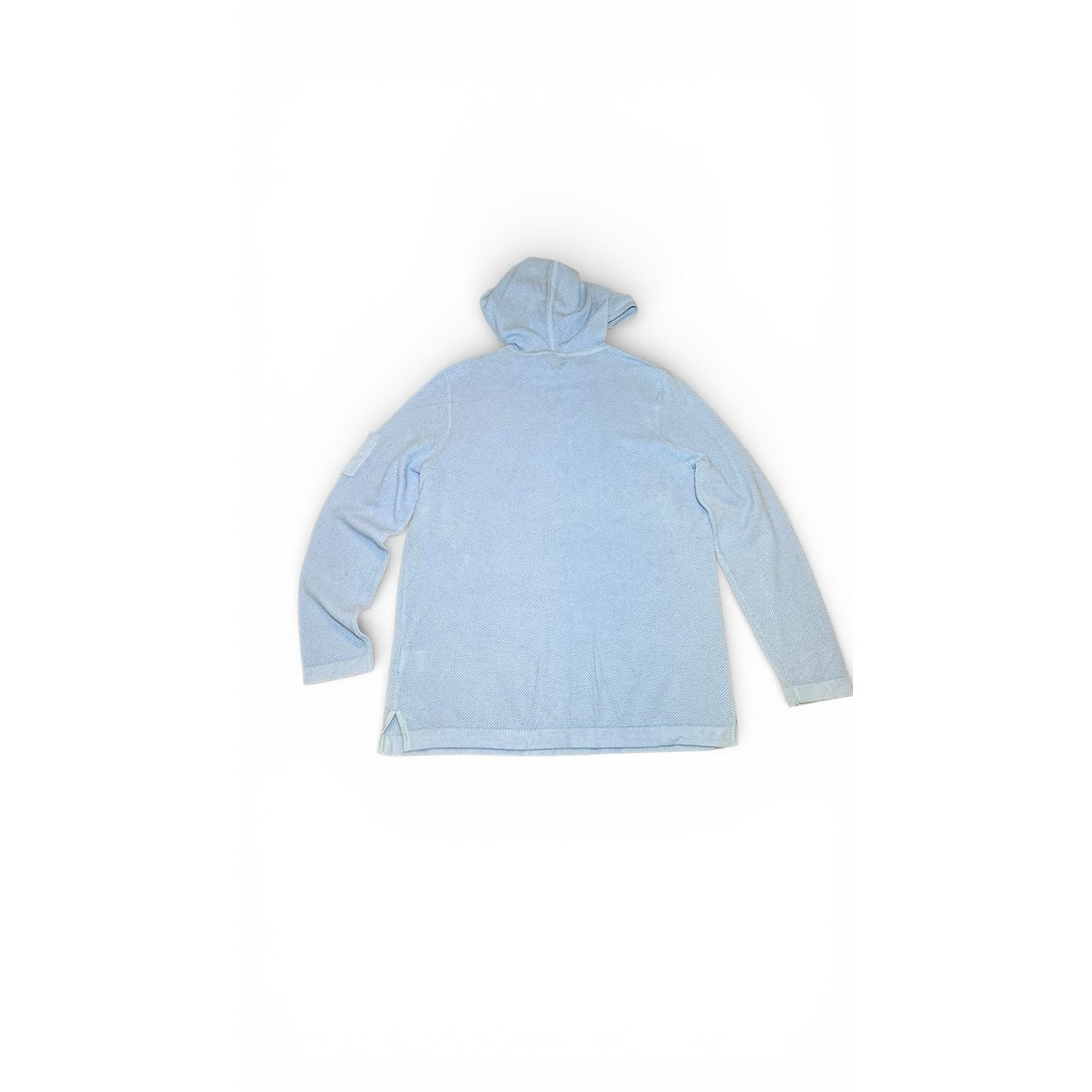 Vintage 90s Eddie Bauer Hooded Sweater Lagoon 100% Cotton M New with Tags Japan
