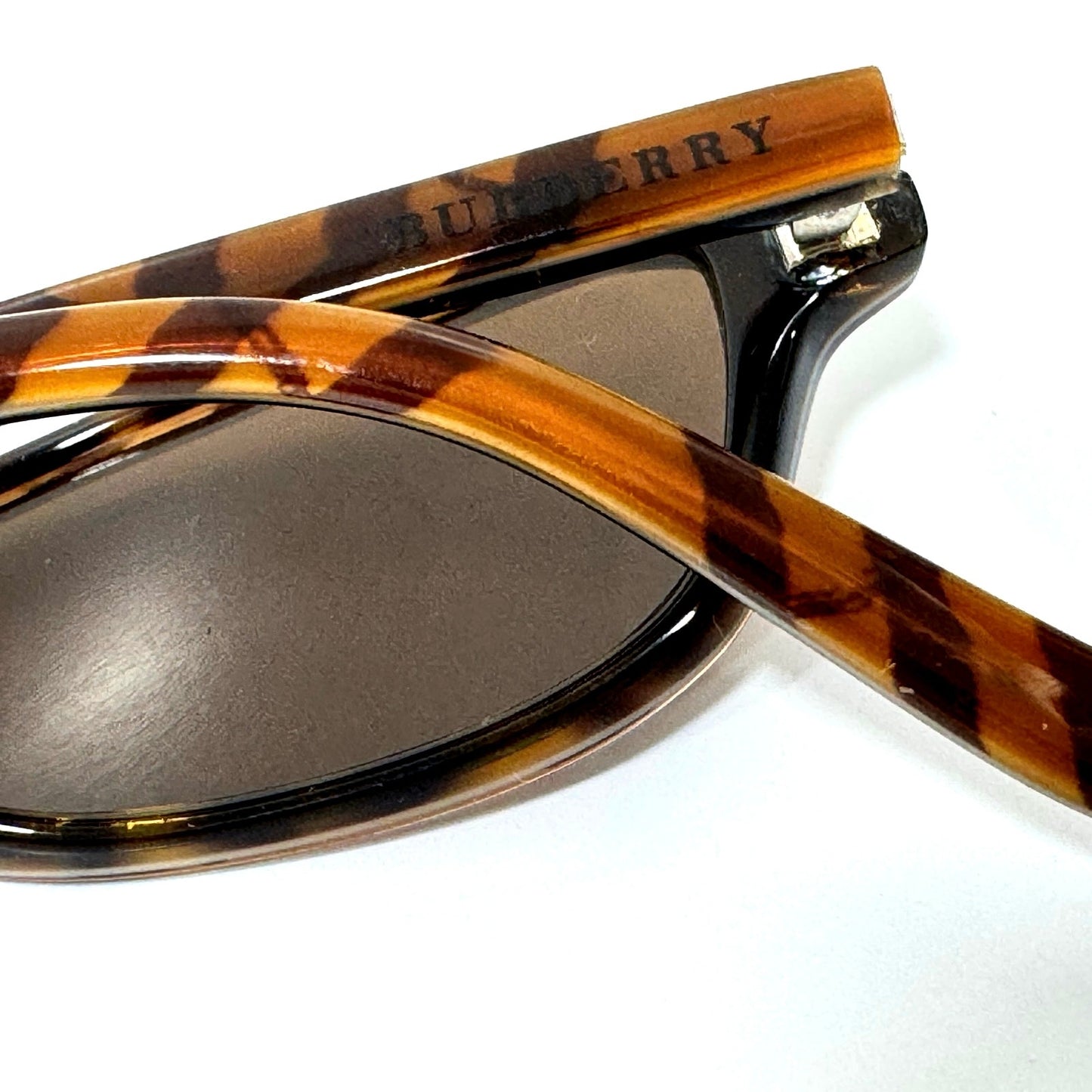 Burberry by Safilo B 8424 Tortoise Cat Eye Optical Eyeglass Frames Italy Vintage
