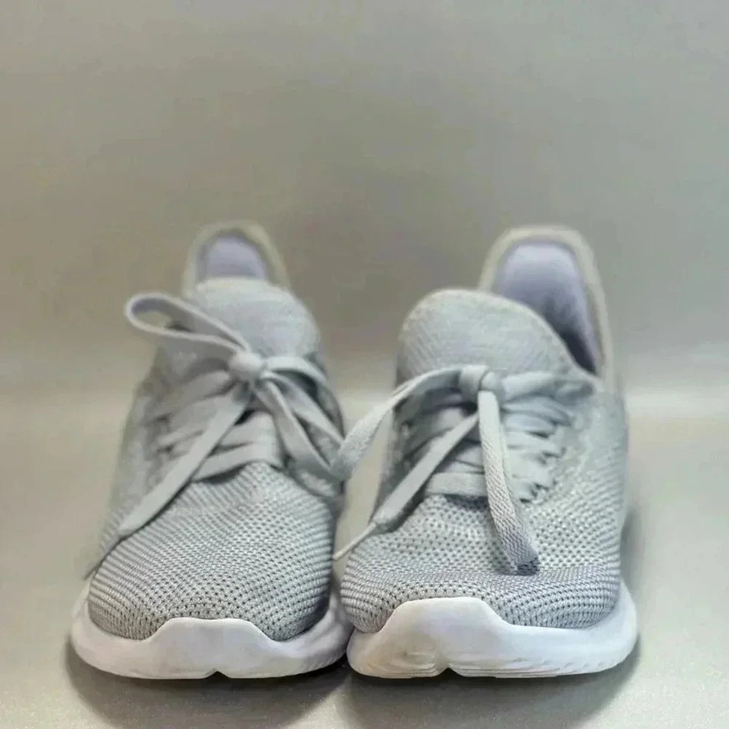 Gray Knit Sneakers with Memory Foam Size 7