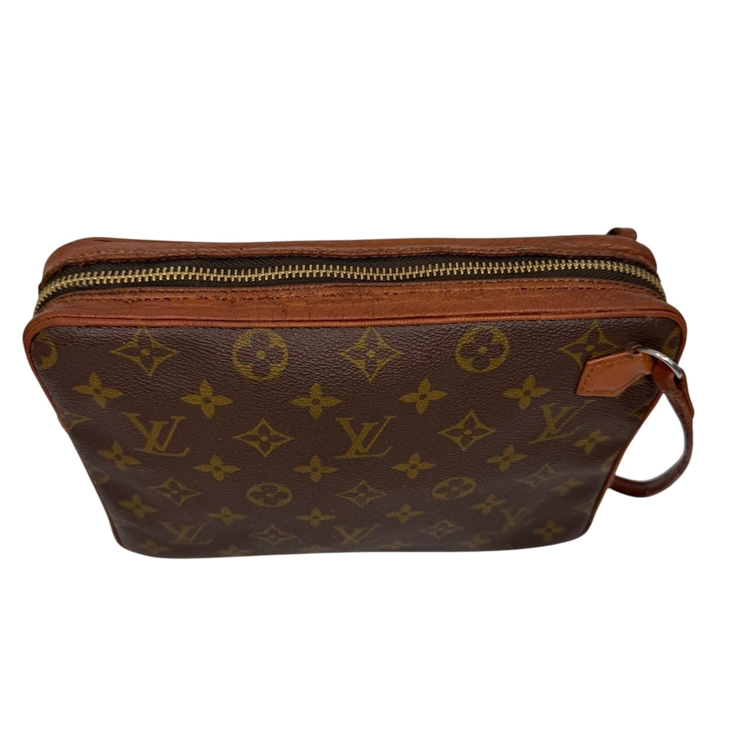 Louis Vuitton Monogram Wristlet Clutch Pouch - Rare LV Vintage Collector Piece