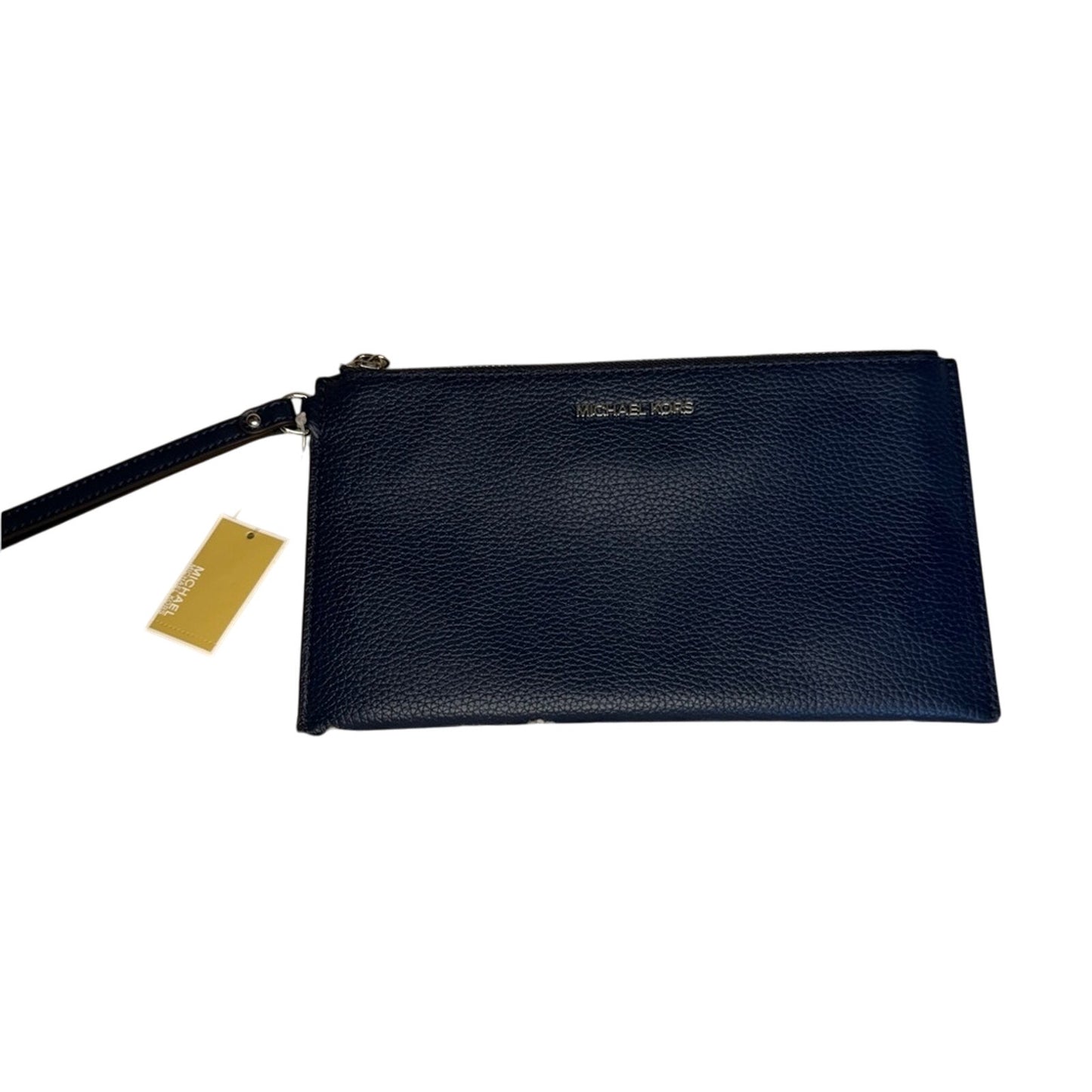 Michael Kors Jet Set Convertible Travel Leather Wristlet Bag Navy NWT