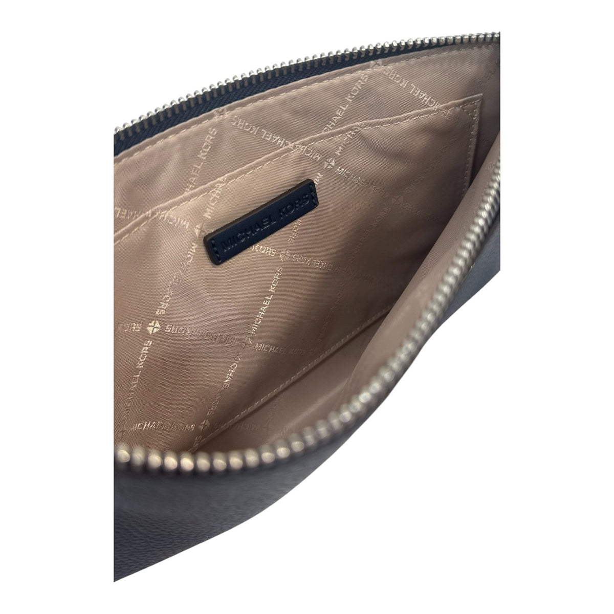 Michael Kors Jet Set Travel Large Pebbled Leather Pouch Discontinued