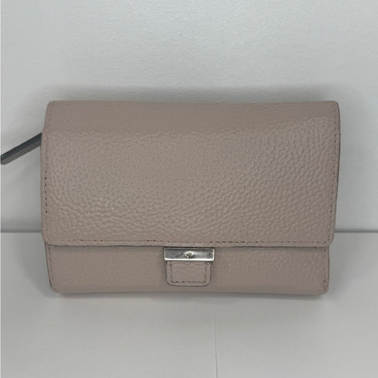 Kate Spade Trifold Compact Leather Wallet – Pink Beige