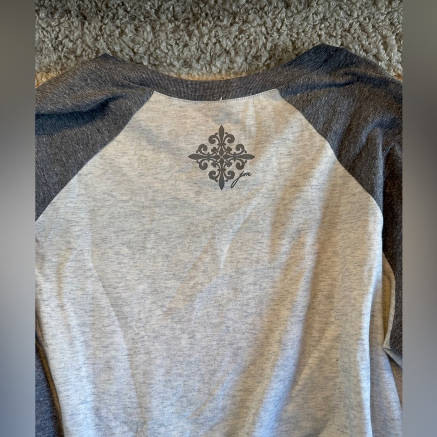 3/4 Sleeve, Round Neck T-Shirt | Big Southern Hair Don't Care | Medium | NWT