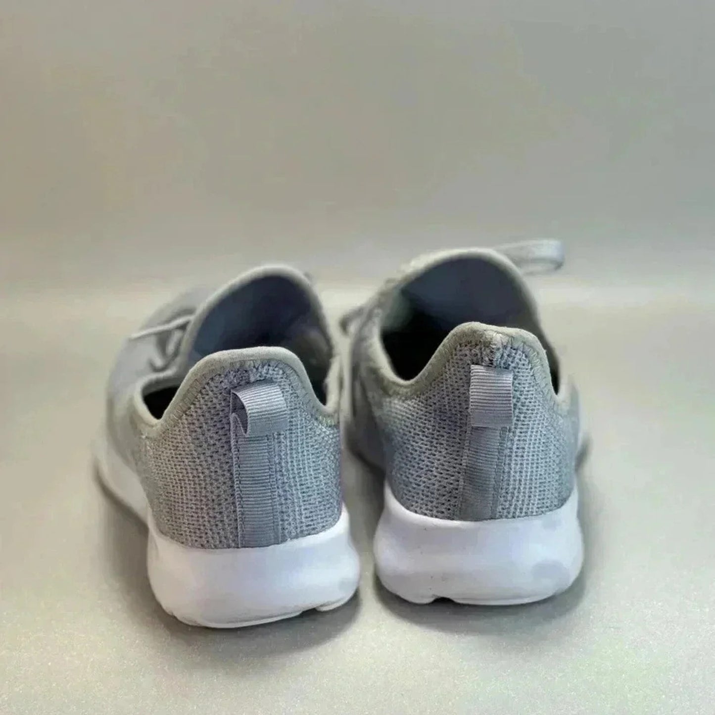 Gray Knit Sneakers with Memory Foam Size 7