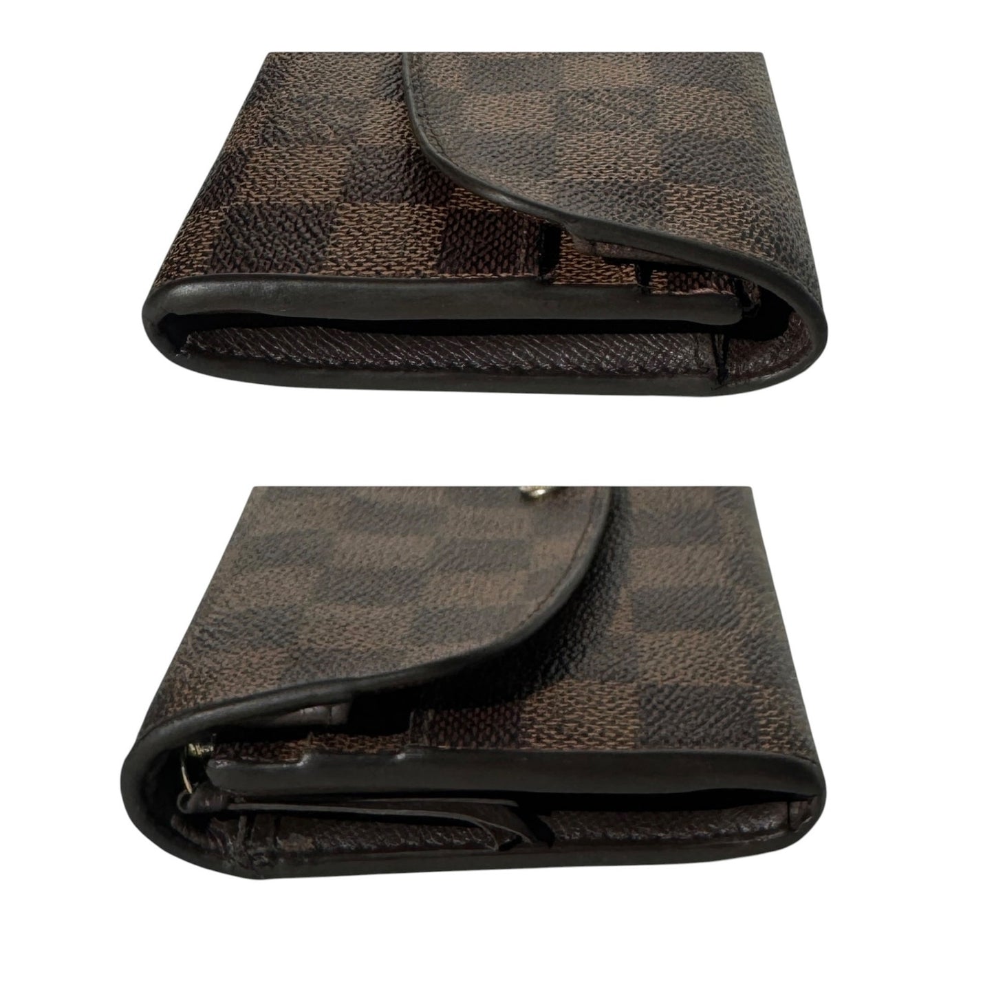 Louis Vuitton Damier Ebene Emilie Long Wallet Authentic LV