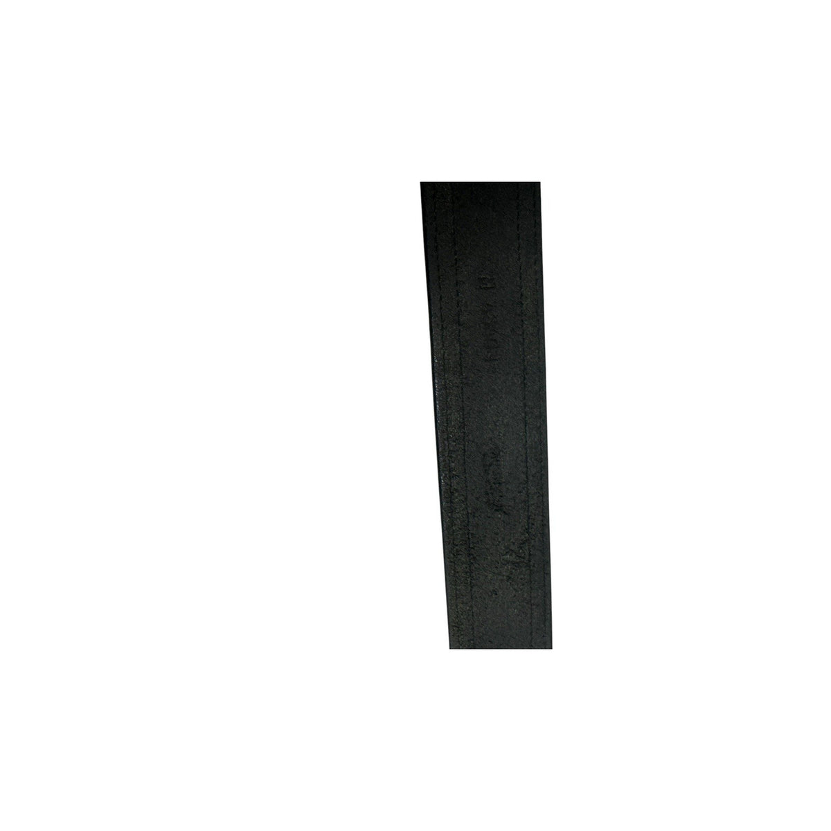 Vintage 90s Brighton Black Leather Belt Brass Buckle Medium