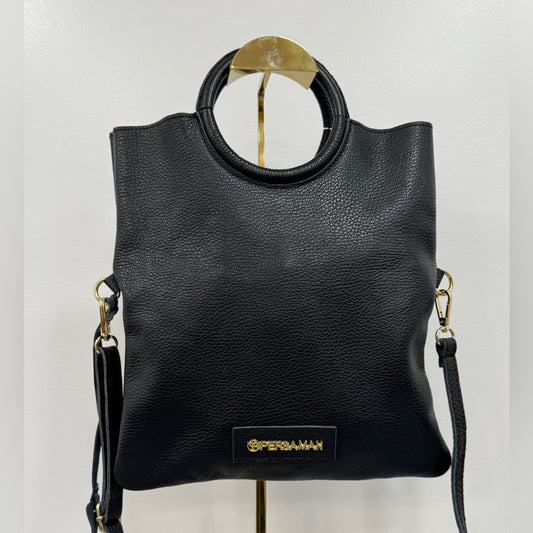 PERSAMAN NEW YORK Armande 21 Genuine Italian Leather Tote Bag