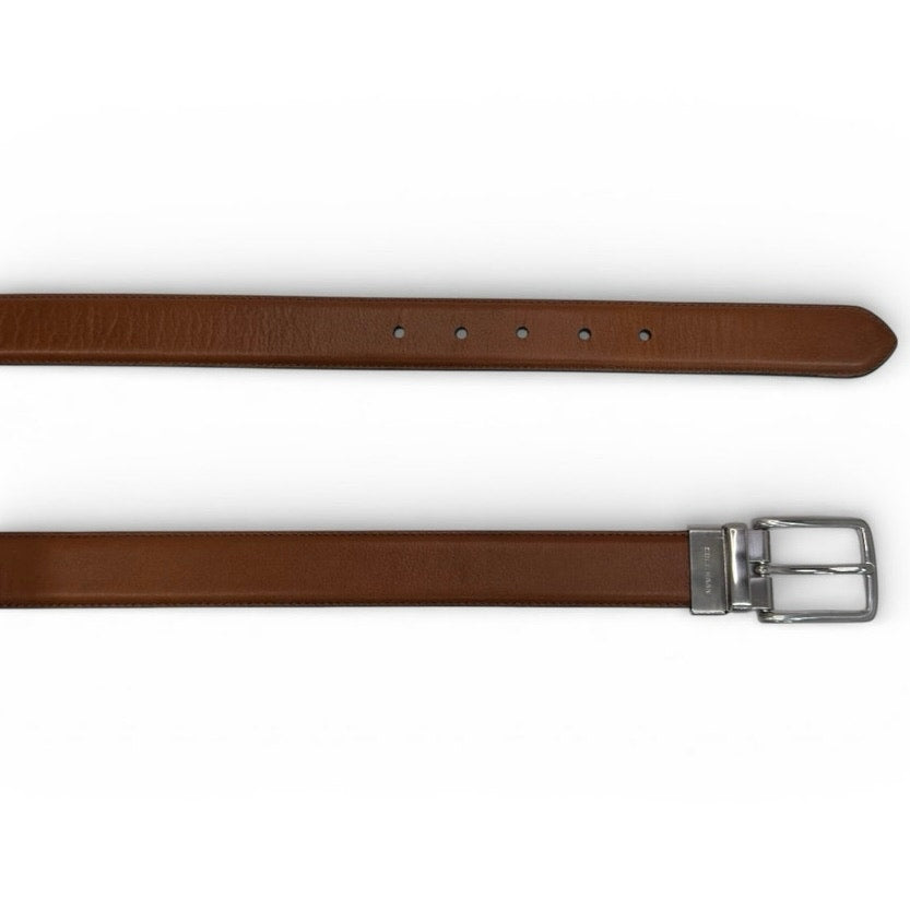 COLE HAAN Mens Reversible Feather Edge Belt Size 34
