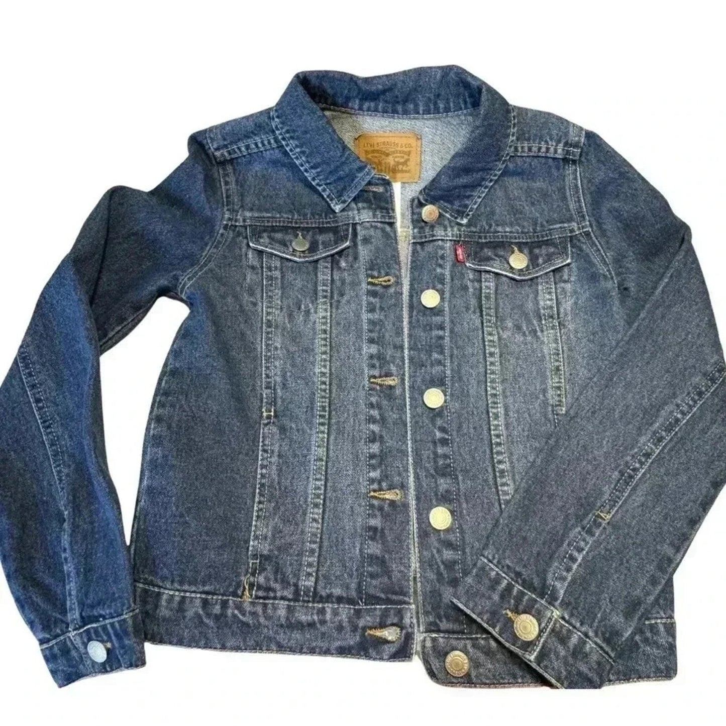 Levi's Denim Trucker Jacket | Big Kid’s | Size Large Blue Jean