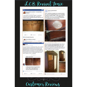 LCB Revival Tonic | Cleans, Restores and Conditions Wood, Leather, and Antiques